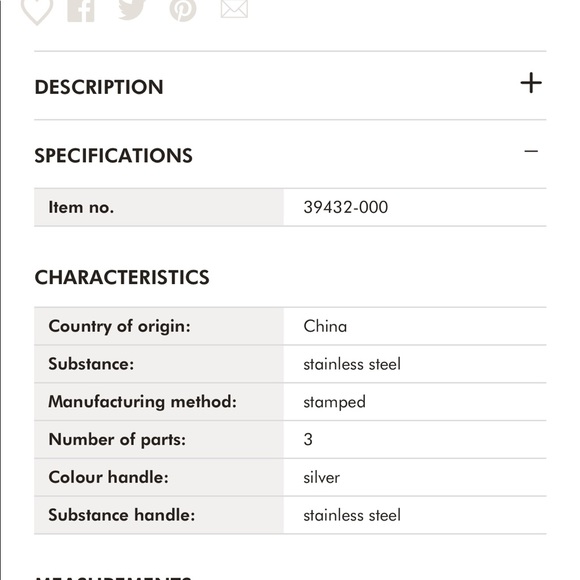 Zwilling JA Henckels collection 3 piece set cheese knife serving set - Picture 5 of 5